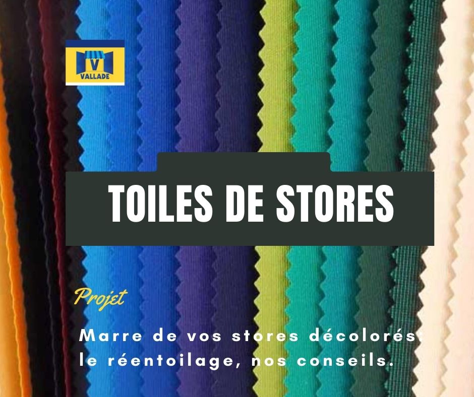 Comment changer et remplacer une toile de store banne