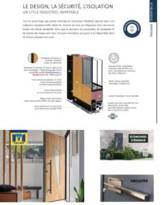 Structure d’une porte d’entrée en découpe - design, sécurité et isolation - Stores et Volets Vallade